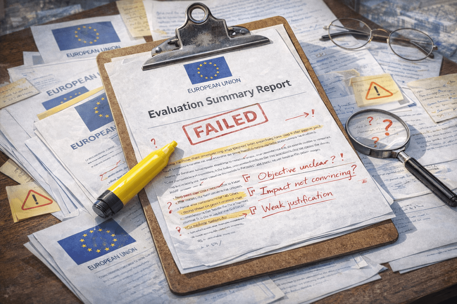 Most EU proposals do not fail because of evaluators