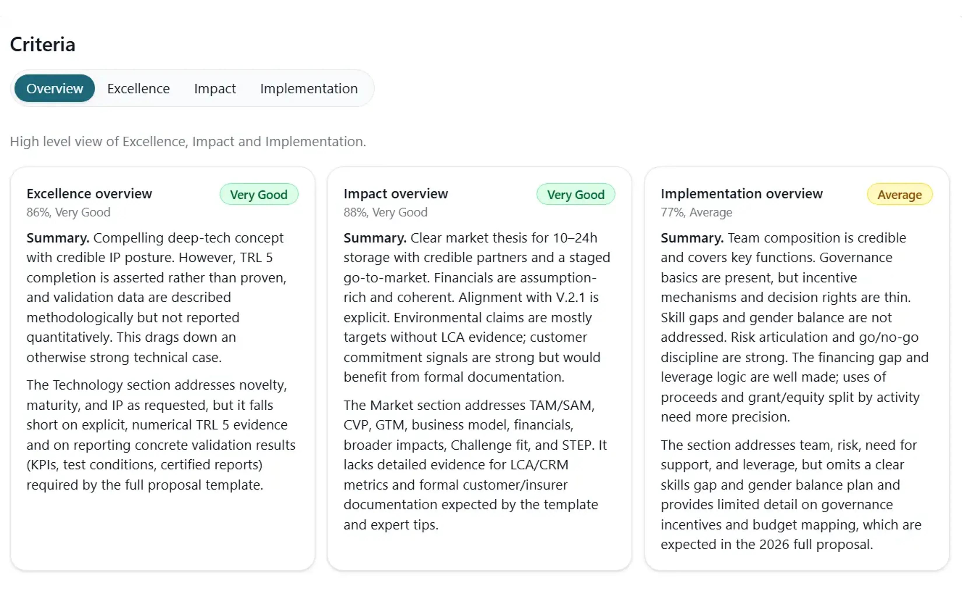 How to run your first evaluation - EU funding proposal evaluation context