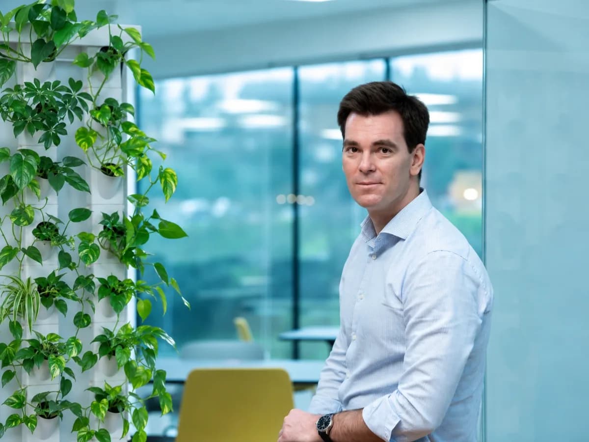 Andrés Vallés Zariova at the Koncentriq office